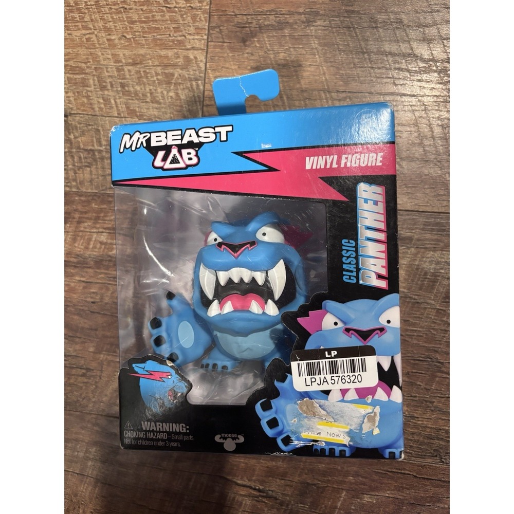 MrBeast Lab Metallic Panther Metallic Vinyl Figure, Ages 5+ Moose Toys